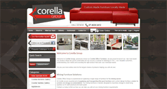 Desktop Screenshot of corellaofficefurniture.com.au