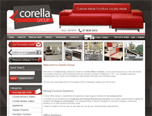 Tablet Screenshot of corellaofficefurniture.com.au